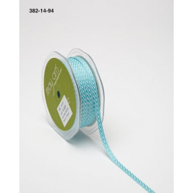 Ruban twill avec chevrons - turquoise Ruban twill avec chevrons - turquoise