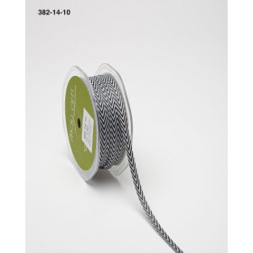 Ruban twill avec chevrons - noir Ruban twill avec chevrons - noir