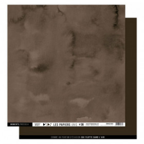 Papier uni N°36 Marron chocolat Papier uni N°36 Marron chocolat