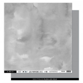 Papier uni N°10 Gris orage Papier uni N°10 Gris orage