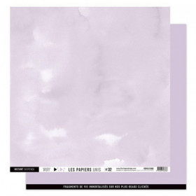 Papier uni N°32 Mauve de Perse Papier uni N°32 Mauve de Perse