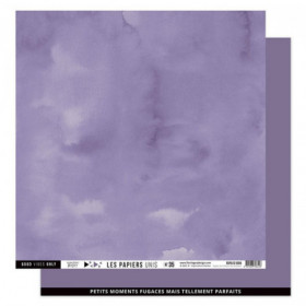 Papier uni N°35 Violet de Giverny Papier uni N°35 Violet de Giverny