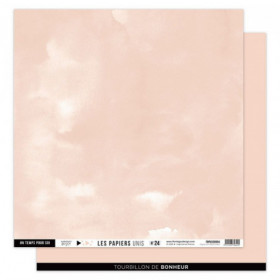 Papier uni N°24 Rose chair Papier uni N°24 Rose chair