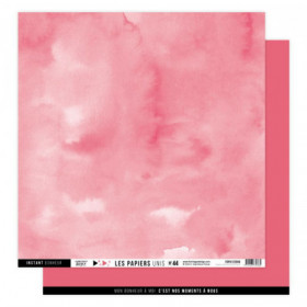 Papier uni N°44 Rouge pastèque Papier uni N°44 Rouge pastèque