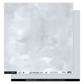 Papier uni N°8 Bleu Acier