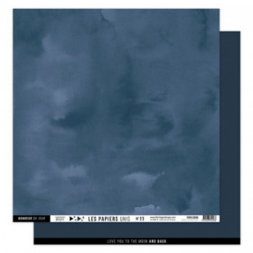 Papier uni N°11 Bleu Nuit Papier uni N°11 Bleu Nuit