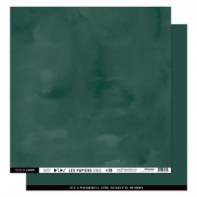 Papier uni N°29 Vert Forêt Papier uni N°29 Vert Forêt