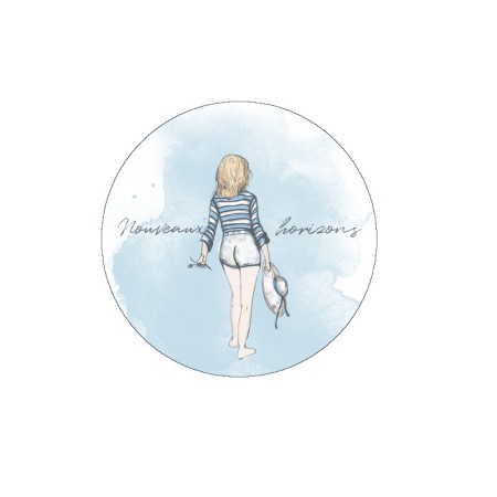 LORELAI DESIGN Entre terre et mer - Badge