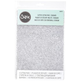 Machine BIG SHOT - Paire de plaque de coupe standard glitter Machine BIG SHOT - Paire de plaque de coupe standard glitter