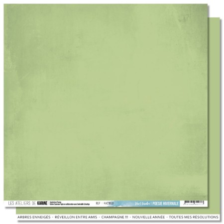 LES ATELIERS DE KARINE - Back to Basics - Vert tendre