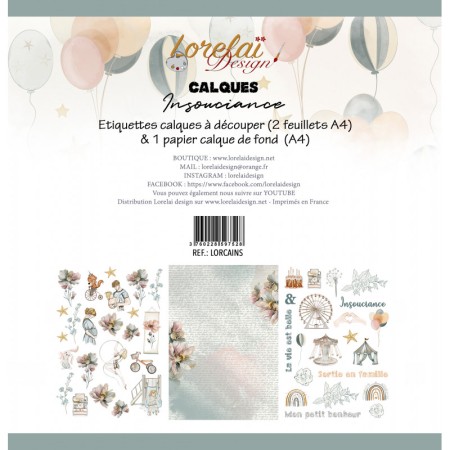 Calques LORELAI DESIGN Insouciance