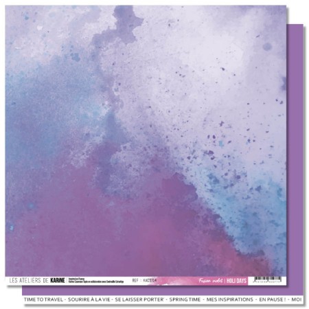 LES ATELIERS DE KARINE - Back to Basics Fusion Violet 14