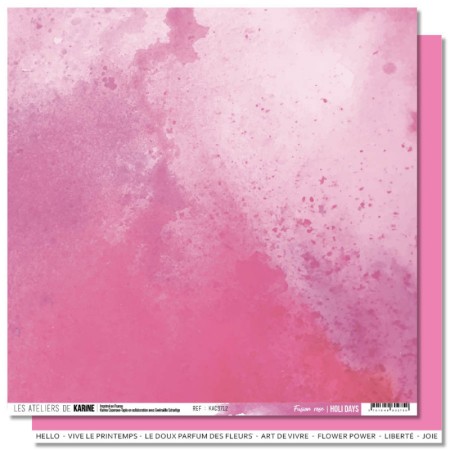 LES ATELIERS DE KARINE - Back to Basics Fusion rose 12