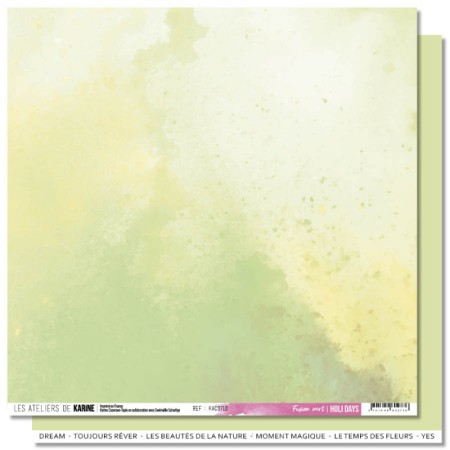 LES ATELIERS DE KARINE - Back to Basics Fusion vert 10