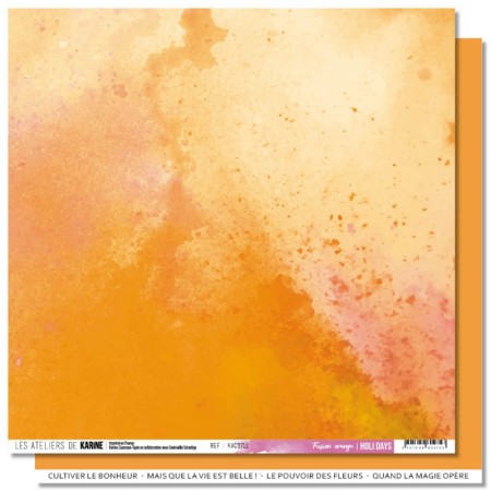 LES ATELIERS DE KARINE - Back to Basics Fusion orange 11