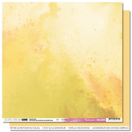 LES ATELIERS DE KARINE - Back to Basics Fusion jaune 09