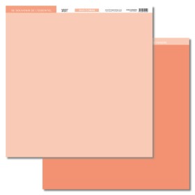 Papier uni FLORILEGES Duo Corail Papier uni FLORILEGES Duo Corail