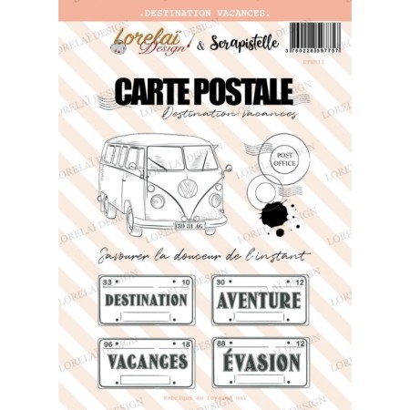 Tampons LORELAI DESIGN Carnet d'évasion - Destination vacances