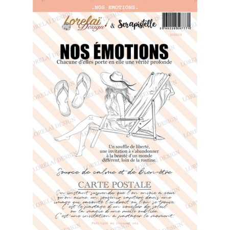 Tampons LORELAI DESIGN Carnet d'évasion - Nos émotions