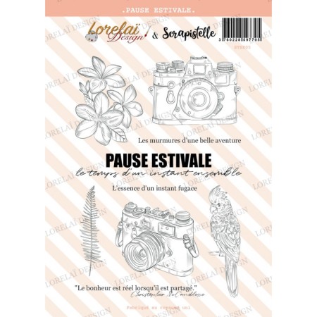 Tampons LORELAI DESIGN Carnet d'évasion - Pause estivale