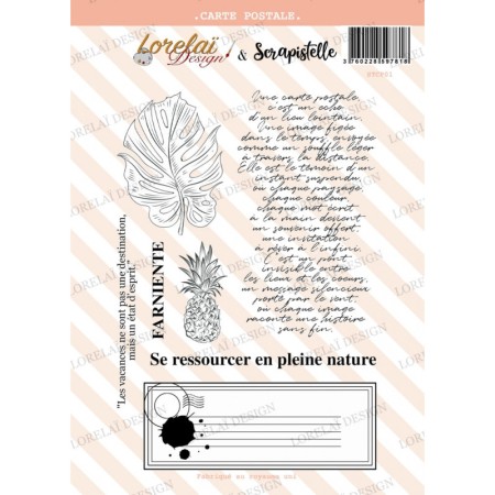 Tampons LORELAI DESIGN Carnet d'évasion - Carte postale