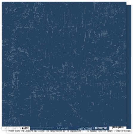 LES ATELIERS DE KARINE - Back to Basics CULTURE SUD 11 Bleu Marine