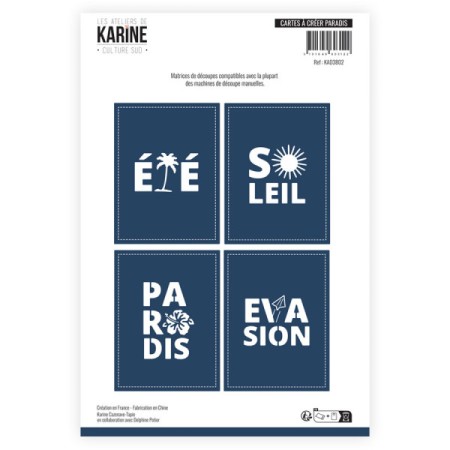 Die - Cartes à créer Paradis