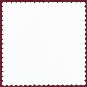 Bazzill Mini Scallop White Bazzill Mini Scallop White