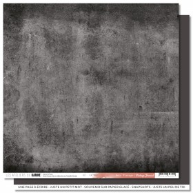 LES ATELIERS DE KARINE - Back to Basics VINTAGE JOURNAL - Noir Vintage LES ATELIERS DE KARINE - Back to Basics VINTAGE JOURNAL - Noir Vintage