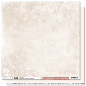 LES ATELIERS DE KARINE - Back to Basics VINTAGE JOURNAL - Beige Vintage LES ATELIERS DE KARINE - Back to Basics VINTAGE JOURNAL - Beige Vintage