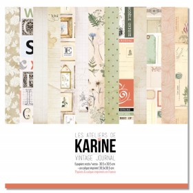 LES ATELIERS DE KARINE - Pack Vintage Journal LES ATELIERS DE KARINE - Pack Vintage Journal