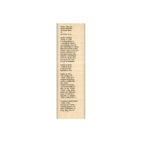 Tampon bois - Mini bordure texte Tampon bois - Mini bordure texte