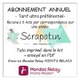 Abonnement annuel 6 kits- Tuto PAPIER + PDF - envoi par MONDIAL RELAY Point Relais