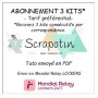 Abonnement 3 kits - Tuto PDF - envoi par Mondial Relay LOCKERS
