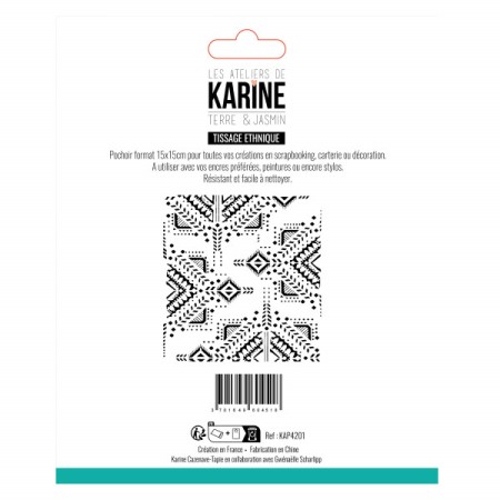 Pochoir tissage ethnique