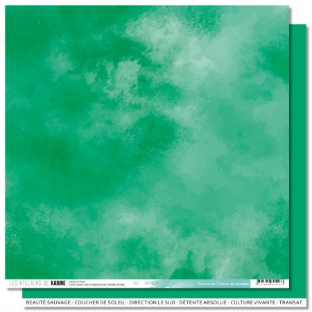 LES ATELIERS DE KARINE - Terre & jasmin - Emeraude