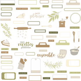 HA.PI Little fox - Die cuts Recette de famille