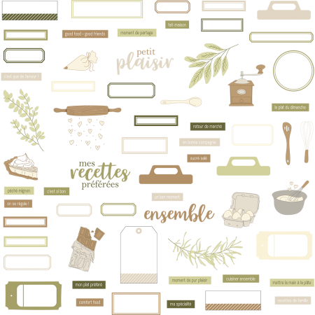 HA.PI Little fox - Die cuts Recette de famille