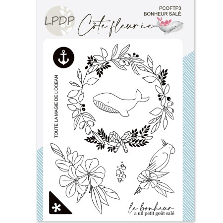 Tampon Côté fleurie - Bonheur salé