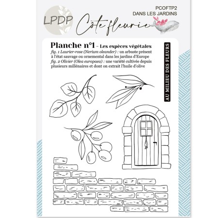 Tampon Côté fleurie - Dans les jardins