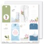 Papier Côté fleurie - ADD ON - Les tags