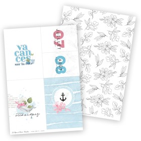 Côté fleurie - Duo de calques