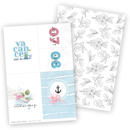 Côté fleurie - Duo de calques