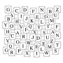 Die cuts imprimés - Petites lettres
