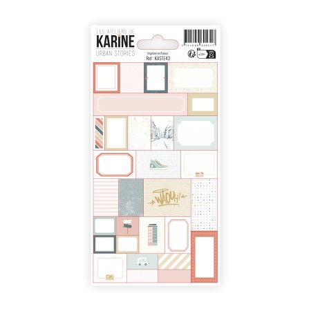 Etiquettes autocollantes - URBAN STORIES