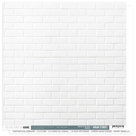 LES ATELIERS DE KARINE - Back to basics - URBAN STORIES blanc