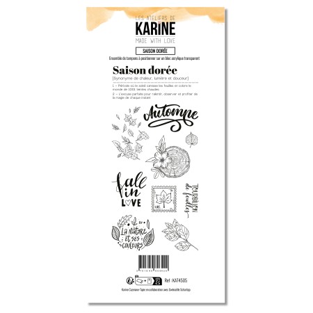 Tampons clear - Saison dorée