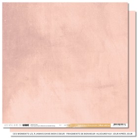 LES ATELIERS DE KARINE - Back to basic - Rose poudré