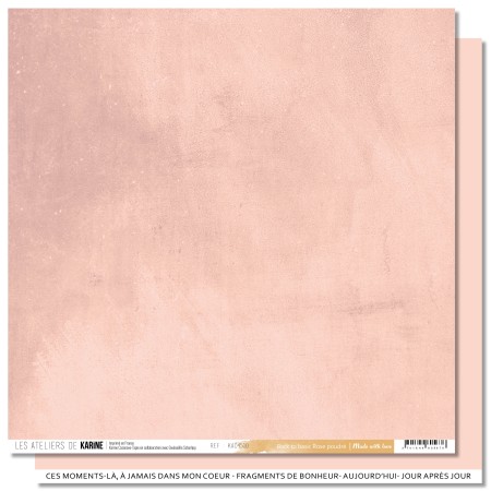 LES ATELIERS DE KARINE - Back to basic - Rose poudré