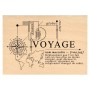 Tampon bois - Composition voyage